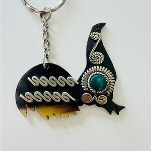 Rooster Keychain